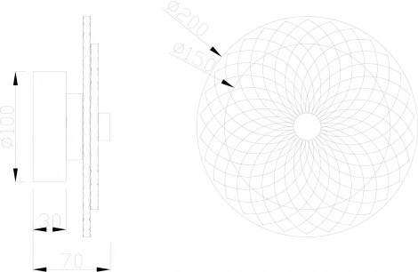 Настенный светильник Stilfort Sportu 4012/02/01W (LED, 220V, круглые)