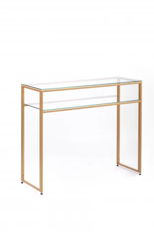 Консольный стол AllConsoles 1041-CG clear золотой