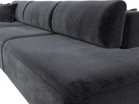 Диван угловой Лига-036 НПБ Модерн Лонг левый угол Лига Диванов (Велюр) арт.127763L