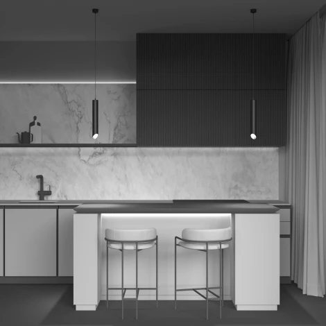 Подвесной светильник Lipari GU10 1x35Вт Maytoni Technical P044PL-01-30GU10-B (220V, на проводе, круглые)