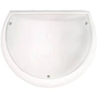 Светильник настенный уличный Horoz Акуа, 1 плафон, белый