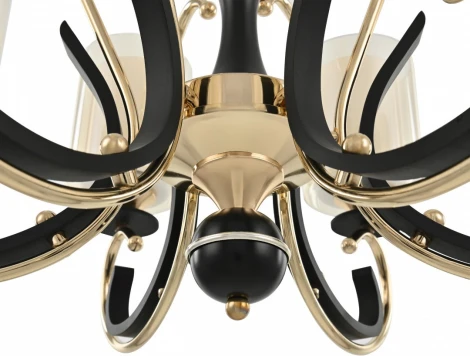 Подвесная люстра Arte Milano Florentia-2237 302237/6 Bk/Gd (220V, на цепи)