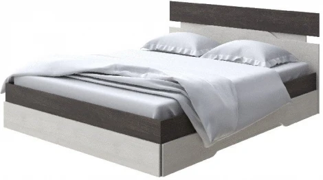 Без бренда Кровать Milton (ЛДСП Дуб Кантербери/Дуб Шамони светлый (124)) 160x200