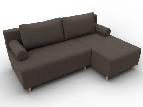 Диван угловой Лига-102 угол универсальный (ДСП,Брус,Фанера,Рогожка/Коричневый) Лига Диванов 134796