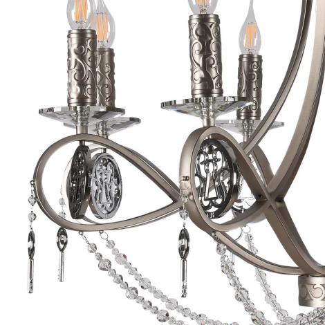 Подвесная люстра Lumien Hall Orabel 2036/8H-SNCR-CL