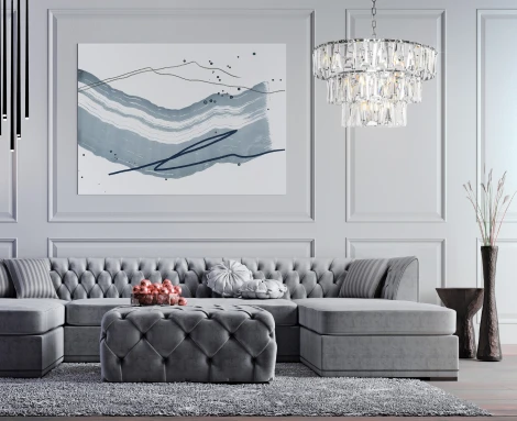 Подвесная люстра Maytoni Puntes MOD043PL-18CH (220V, на цепи, круглые)