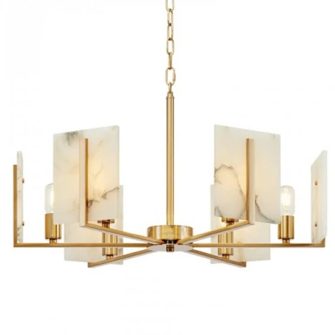Подвесная люстра Marble Square Chandelier ImperiumLoft 40,1233 (75586-22) (220V, на цепи)