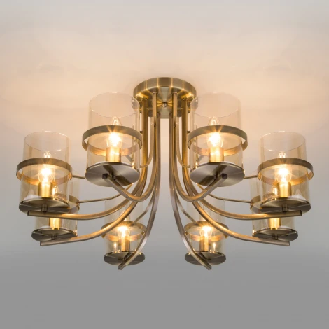 Потолочная люстра Eurosvet Coppa 60085/8 античная бронза (220V)