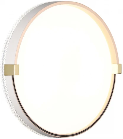 Настенно-потолочный светильник Sonex Olidi White 7646/CL PALE SN пластик/белый/золотой LED 30Вт 4000К D340 IP43 (220V, круглые)