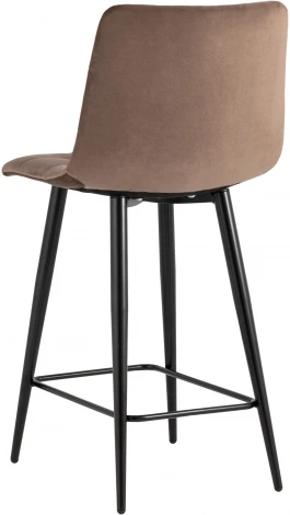 Стул полубарный Stool Group Джанго велюр коричневый высота сиденья 60 см УТ000036035