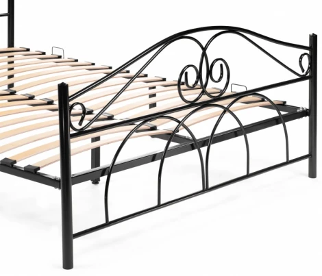 Кровать Woodville Морика 160х200 черная