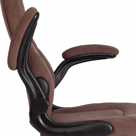 Компьютерное кресло игровое Tetchair BAZUKA (Флок/Коричневый)