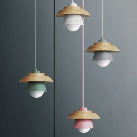 Подвесной светильник Eco Зеленый ImperiumLoft Eco1 (178163-26)