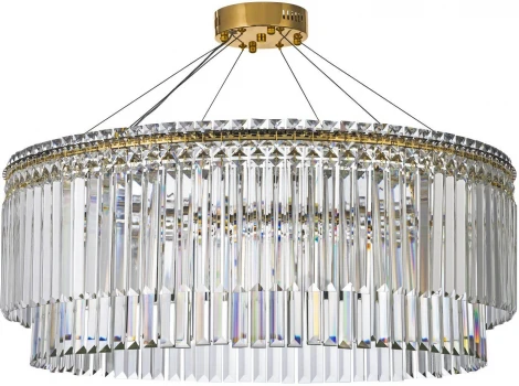 Подвесная люстра Arti Lampadari Ovindoli Ovindoli L 1.5.80.101 G (LED, 220V, на тросе, круглые)