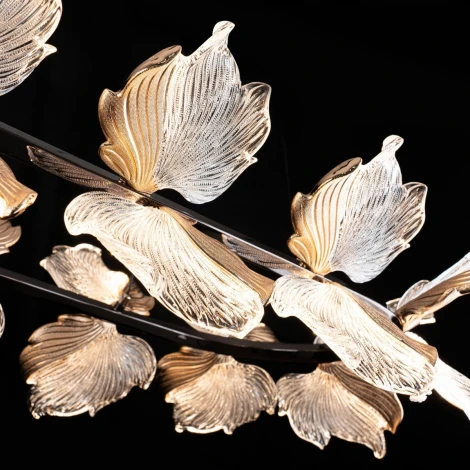 Подвесная люстра светодиодная с пультом с регулировкой цветовой температуры Modelux MODELUX ML.2412.1050 BK