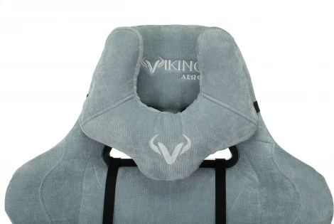 Кресло игровое Бюрократ VIKING KNIGHT LT28 FABRIC серо-голубой Stool Group арт.УТ000003344