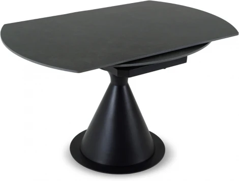 Раскладной обеденный стол Pion ОГОГО Обстановочка! (Керамика/Черный) арт.926791