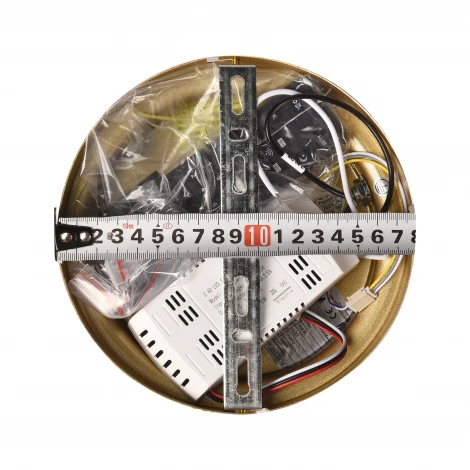 Потолочная люстра светодиодная с вентилятором Natali Kovaltseva Ledfan LED LAMPS 81491 (регулировка яркости, 220V, пульт управления, управление смартфоном)