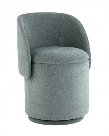 Пуф-трансформер Таунсвилл вращающийся с ящиком букле зеленый Stool Group УТ000042270