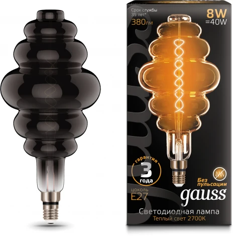 Лампочка светодиодная филаментная Gauss 159802008