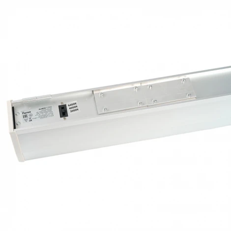 Светильник светодиодный линейный 24W 2640Lm 3000K-4000K-6400K с ручным переключением режимов возмож. соедин. в линию Feron AL4036 51869