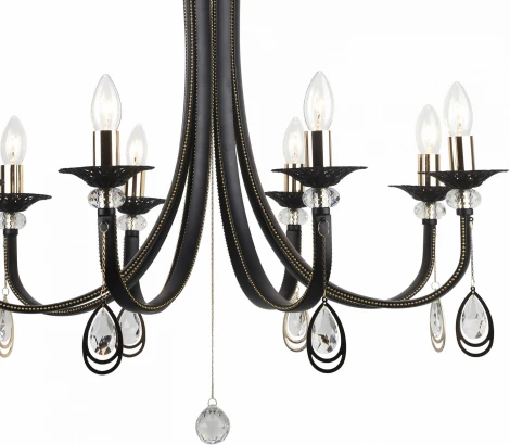 Подвесная люстра Arte Lamp Dallas A8540LM-8BK