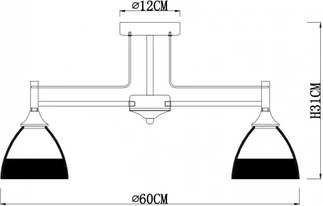 Потолочная люстра на штанге Arte Lamp Fiamma A3521PL-3CC (220V)
