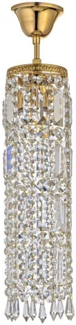 Потолочная люстра хрустальная на штанге Arti Lampadari Stella Gold Stella E 1.3.10.101 G (220V)