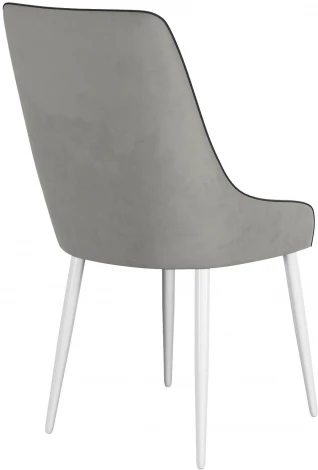 Стул DikLine 305 B22 GREY ,ножки белые