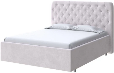 PROxSON Кровать Classic Large (Ткань: Велюр Casa Лунный) 180x190