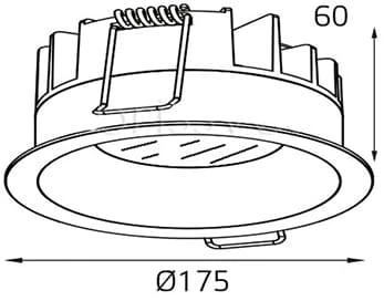 Точечный светильник встраиваемый Italline IT06 IT06-6014 white 4000K