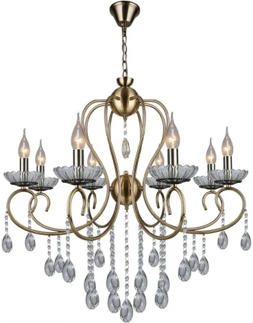 Подвесная люстра Reluce 04462-0.4-08 (220V, подвески, на цепи, подсвечник, свеча)