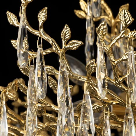 Подвесная люстра Citilux Ritz CL310122 (220V, подвески, на цепи, листья, ветки)