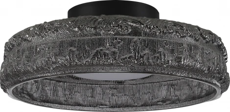 Настенный светильник ST Luce Antike SL6143.412.01 черный/дымчатый LED 1*15W 4000K (220V, круглые)