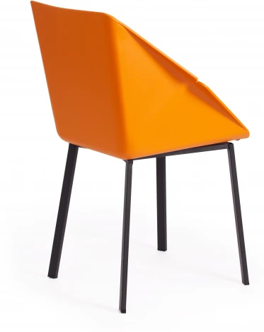 Стул DORO (mod. 8088) пластик/металл/ткань , 61,5 х 55 46 89 см Orange (Оранжевый) 90988 / Grey (Серый) 1509 Tetchair 15527