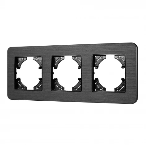 Рамка алюминиевая FRM-AKIRY-AL-3-BK (Arlight) 049729