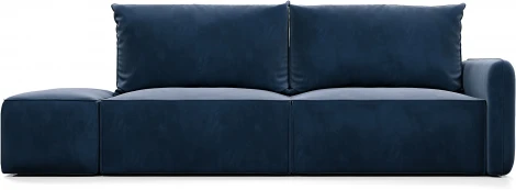 ПОРТЛЕНД  Диван прямой с банкеткой синий D1 furniture арт.AAA41669005