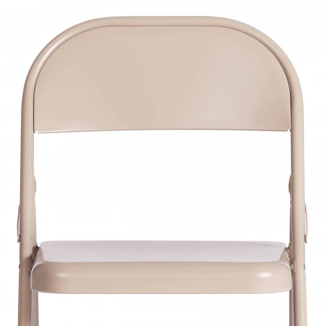 Стул складной Folder/Фолдер (мод. 3023(II))/2 шт. в упаковке металлический, 46,5х48х75, 7-бежевый (Комплект из 2 шт.) Tetchair 21549