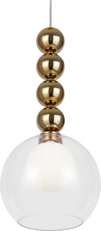 Подвесной светильник Freya Focus FR5220PL-01G6 (на проводе, шар, бусы)