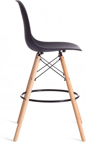 Стул барный Cindy Bar Chair (mod. 80-1) / 1 шт. в упаковке (Дерево бук,Металл,Пластик /Черный)
