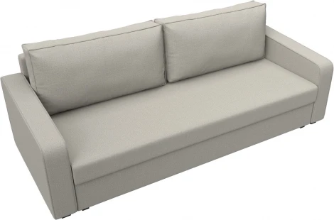 Диван прямой Лига-009 (Бежевый/Рогожка) Лига Диванов арт.124621