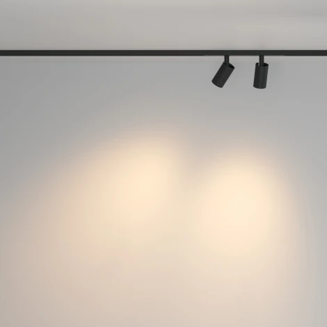 Трековый светильник магнитный 10W 48V Maytoni Focus Duo TR176-1-2X5WTW-M-B