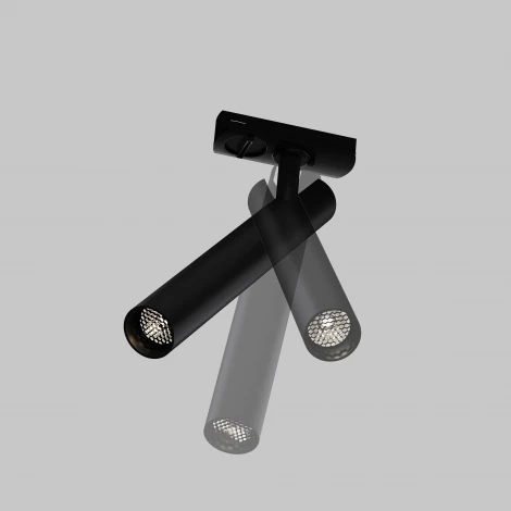 Трековый светильник однофазный Maytoni Focus T TR141-1-6W3K-M-B (LED, 220V, круглые)