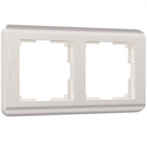 Рамка на 2 поста Stream (перламутровый) Werkel W0022113 (a051262)