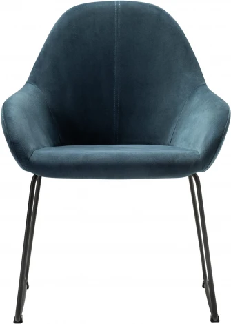 Кресло Kent Diag blue/Линк R-Home арт.410119153h_Diagblue_черн_линк