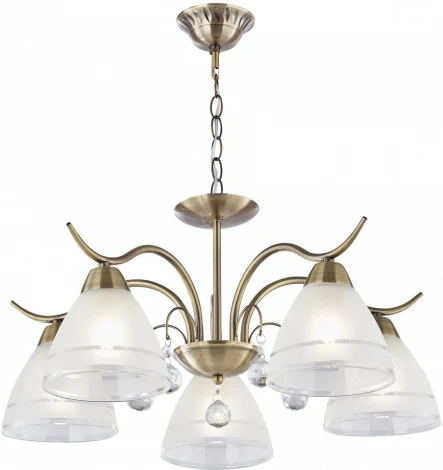 Подвесная люстра Arte Milano Amalfi-8656 334756/5 AB (220V, подвески, на цепи)