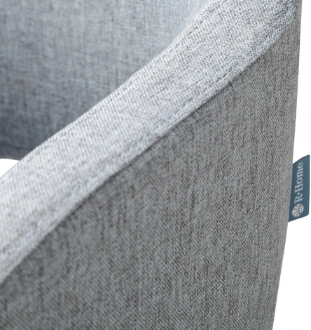 Стул барный R-Home Oscar Сканди Грей/Черный