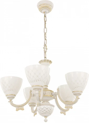 Подвесная люстра Arte Milano AM343837 343837/5 WT+G (220V, на цепи)