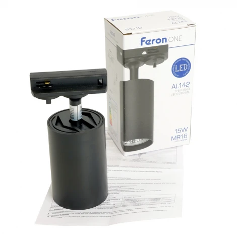 Трековый светильник однофазный 15W 220V Feron AL142 51212