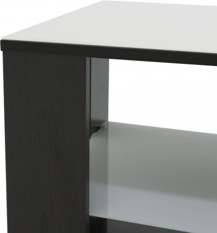 Стол журнальный BeautyStyle 5 венге/стекло белое от фабрики Mebelik